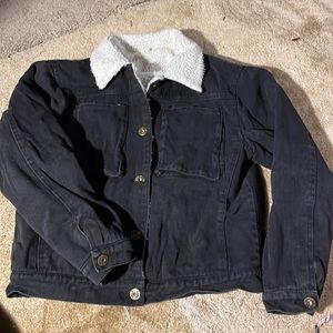 Black Jean Coat